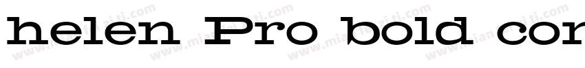 helen Pro bold condensed字体转换
